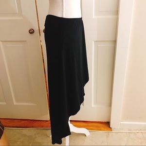 Black Hi Lo Skirt
